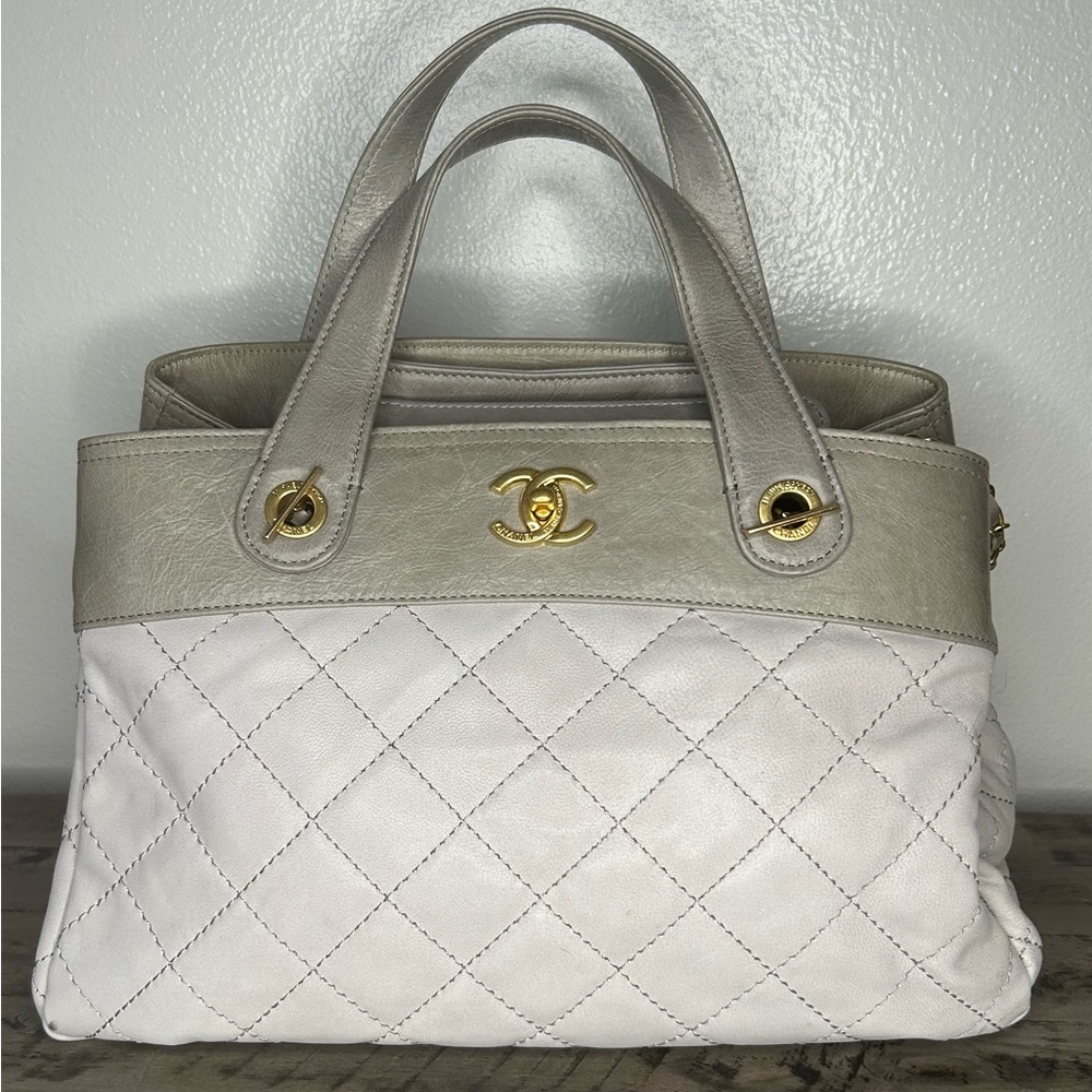 CHANEL - In The Mix Shopping Bag Quilted Calfskin. Hard to part with this one!😍😩